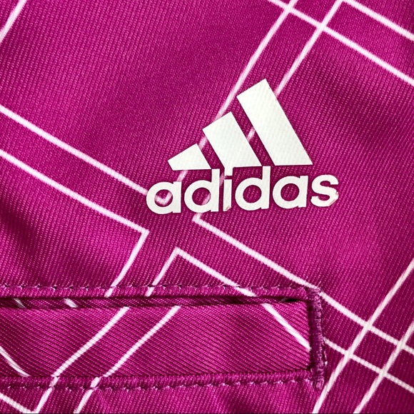 Adidas |Golf Climalite Diamond Print Shorts - Picture 6 of 11
